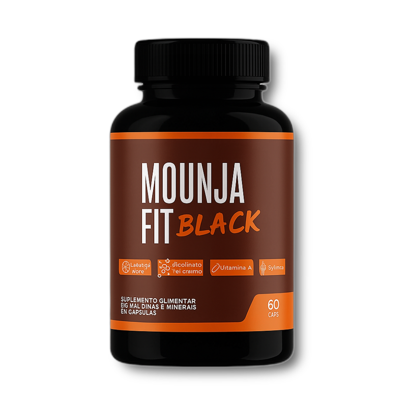 Mounja Fit Black - Suplemento Natural - Promoção Exclusiva + Frete Grátis