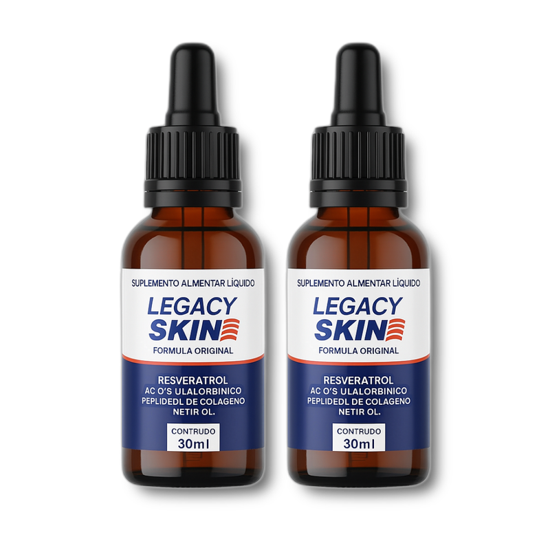 Legacy Skin - Suplemento Natural - Promoção Exclusiva + Frete Grátis