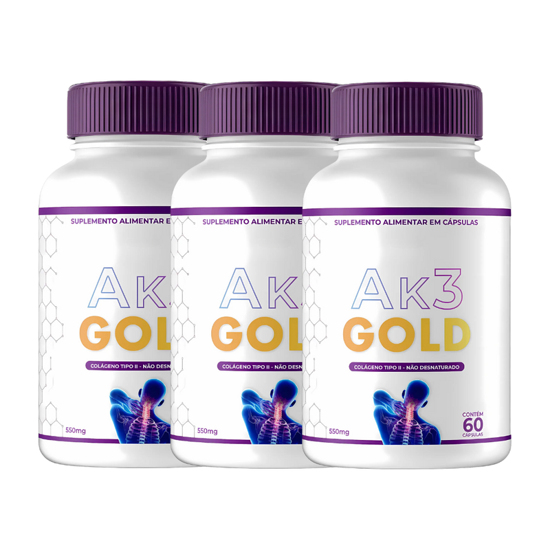 AK3 Gold - Suplemento Natural - Promoção Exclusiva + Frete Grátis