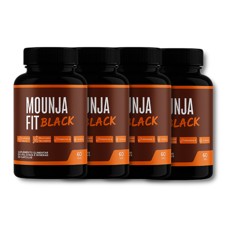 Mounja Fit Black - Suplemento Natural - Promoção Exclusiva + Frete Grátis